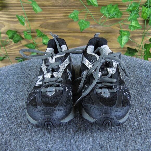 New Balance Boys Sneaker Sz T 10 461 All Terrain Shoes Black Synthetic Lace Up - Picture 2 of 6